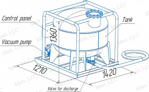 M.OV.001 Installation vacuum for collecting drains