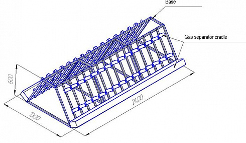 M.STL.015 Storage rack for gas separators and intake sections