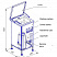 М.М.006 Manual solvent washing machine