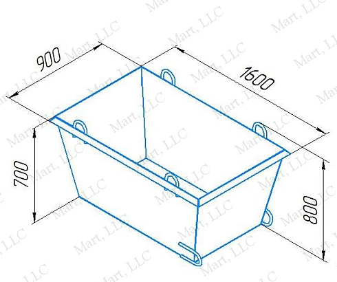 M.OV.003 Container for scrap metal