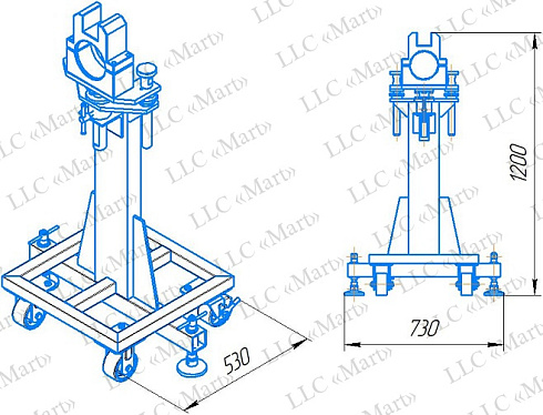 M.ST.044 Movable support for the multiplier