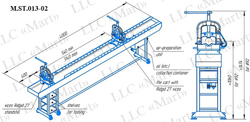 M.ST.013 Protector disassembly and assembly bench