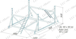 M.STL.008 Tubing joint rack