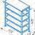 M.STL.025 Storage rack for accessories, mats and sleeves