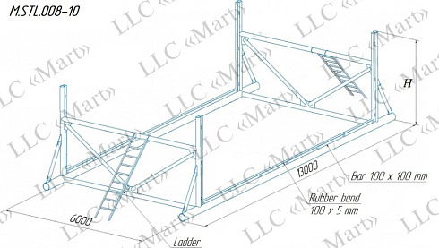 M.STL.008 Tubing joint rack
