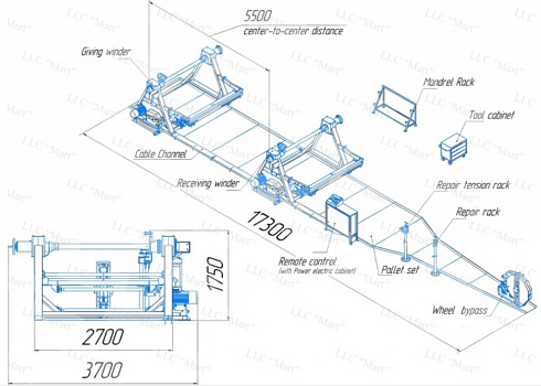 M.ST.050 Cable spooler Line