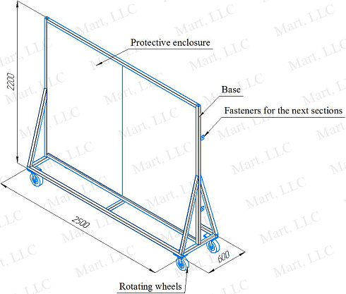 M.OV.012 Gates of protection enclosure