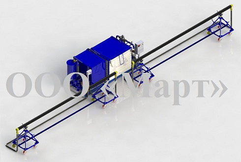 M.M.004 Combined washing machine for ESM stators