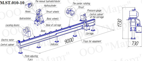 M.ST.010 Shaft straightening bench