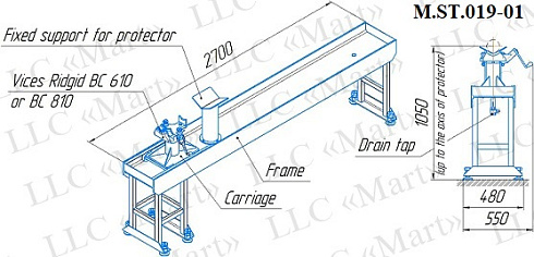 M.ST.019 Protector disassembly bench