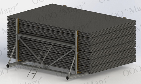 M.STL.008 Tubing joint rack