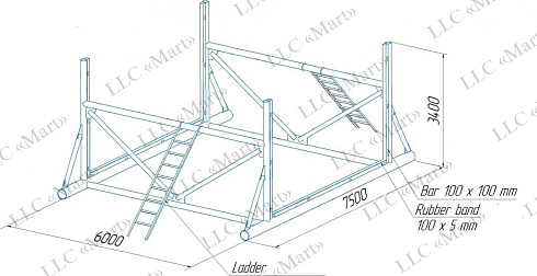 M.STL.008 Tubing joint rack